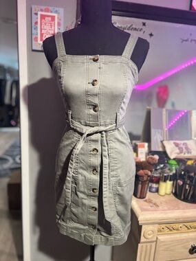 SO Sage Green Casual Jacket with White Label